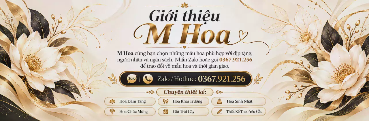 Ảnh bìa Shop hoa tươi Xã Phước Thạnh Tây Ninh - Chọn hoa theo câu chuyện của bạn